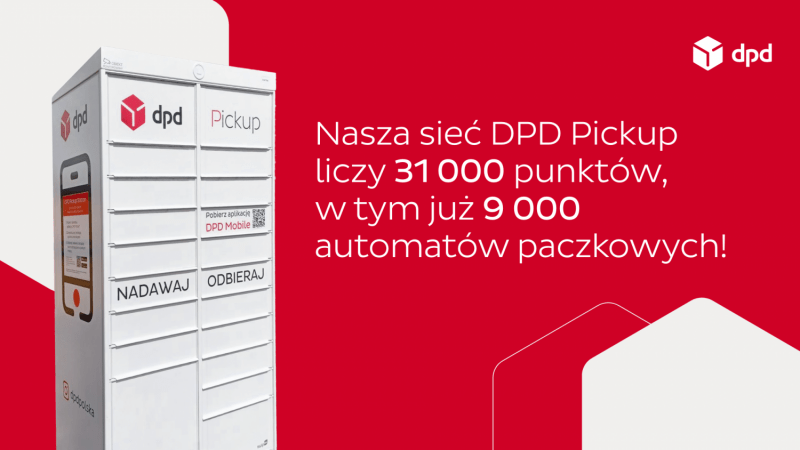 DPD Polska kończy rok z 9 tysiącami automatów paczkowych i zapowiada dalszy rozwój