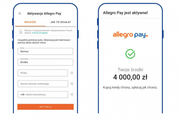 Nowe logo Allegro Pay i nowe usługi finansowe. Serwis idzie do przodu